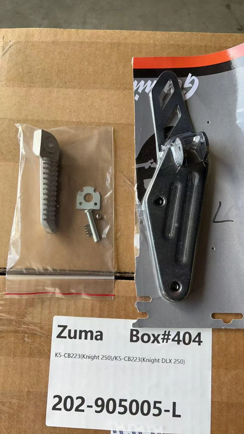 Rear Left Foot Peg With Bracket