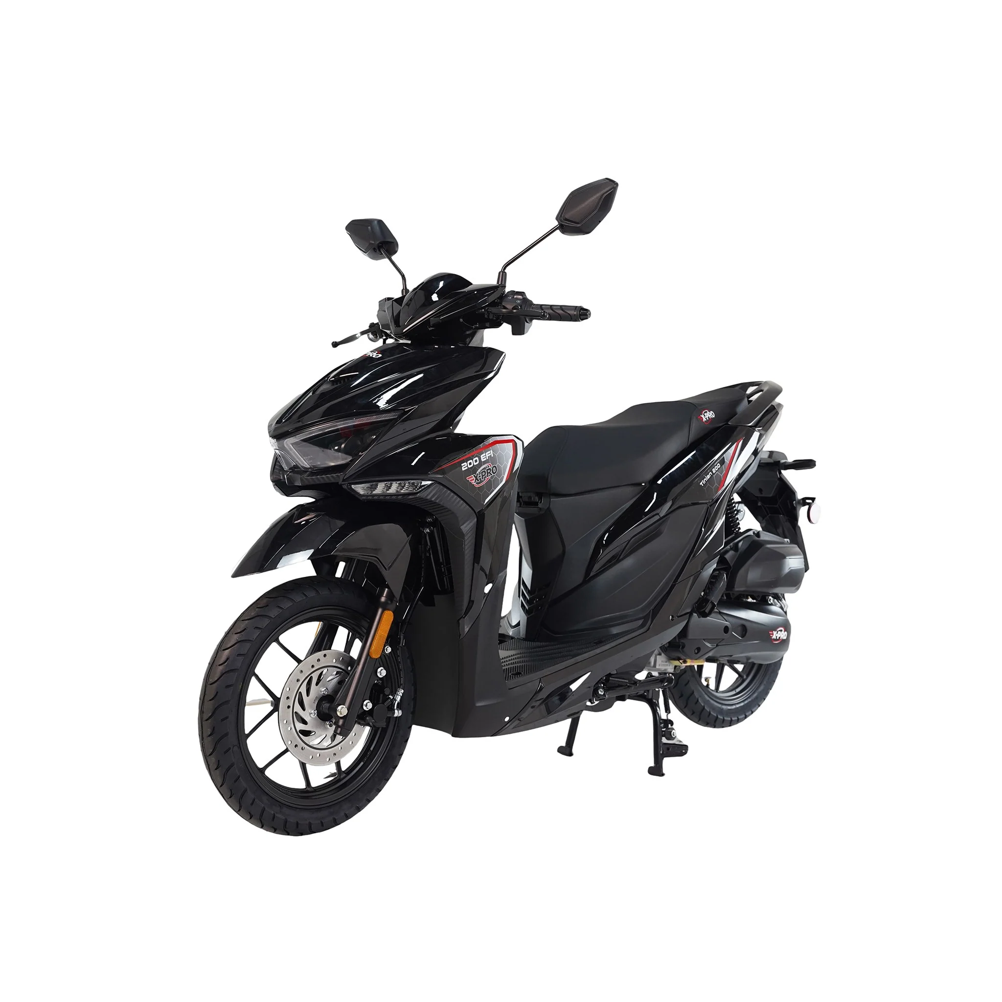Free Shipping! X-PRO Tinian 200 EFI Electronic Fuel Injection Scooter with CVT Transmission, 14" Alloy Wheels, LED Headlights! - Image 12