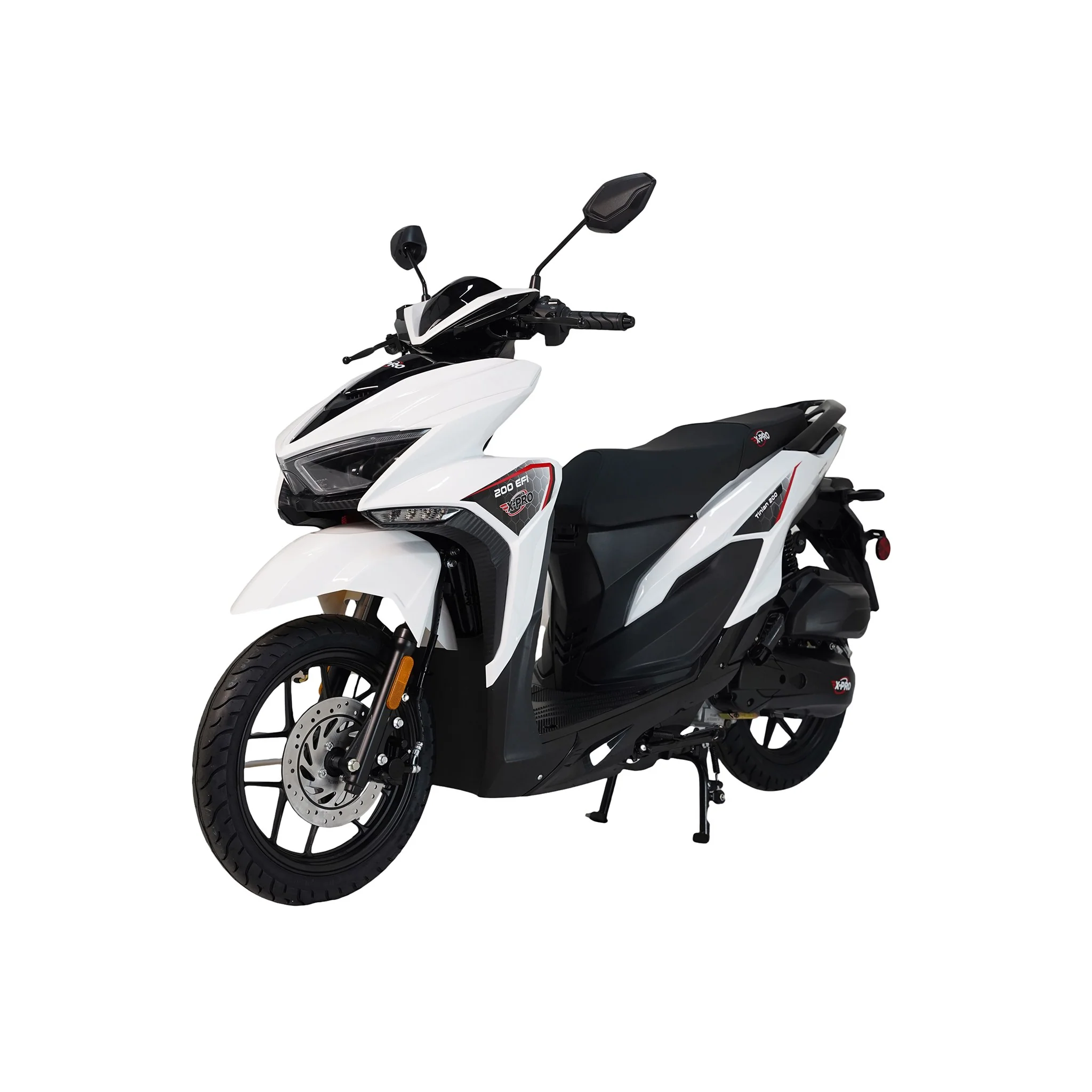 Free Shipping! X-PRO Tinian 200 EFI Electronic Fuel Injection Scooter with CVT Transmission, 14" Alloy Wheels, LED Headlights! - Image 13