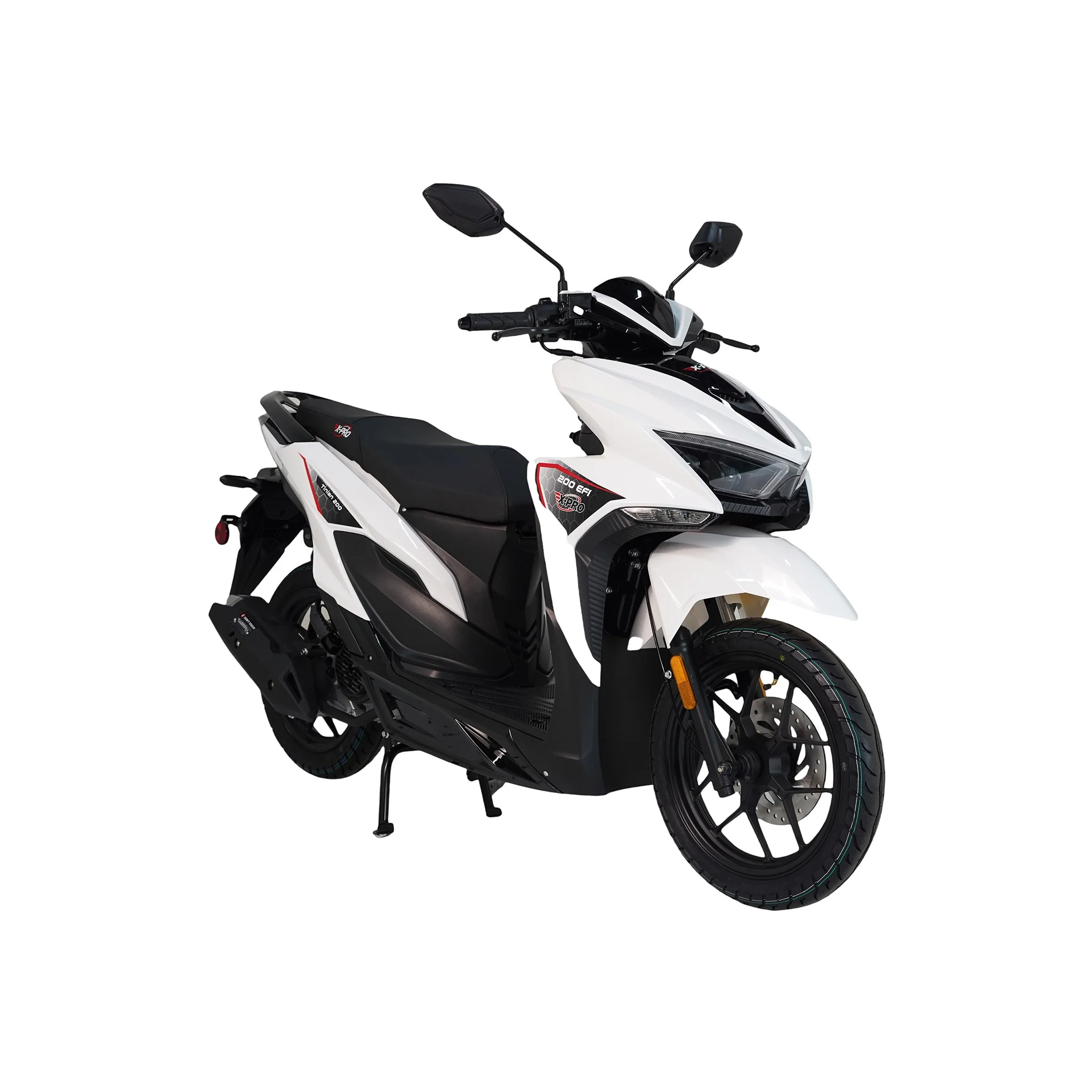Free Shipping! X-PRO Tinian 200 EFI Electronic Fuel Injection Scooter with CVT Transmission, 14" Alloy Wheels, LED Headlights! - Image 15