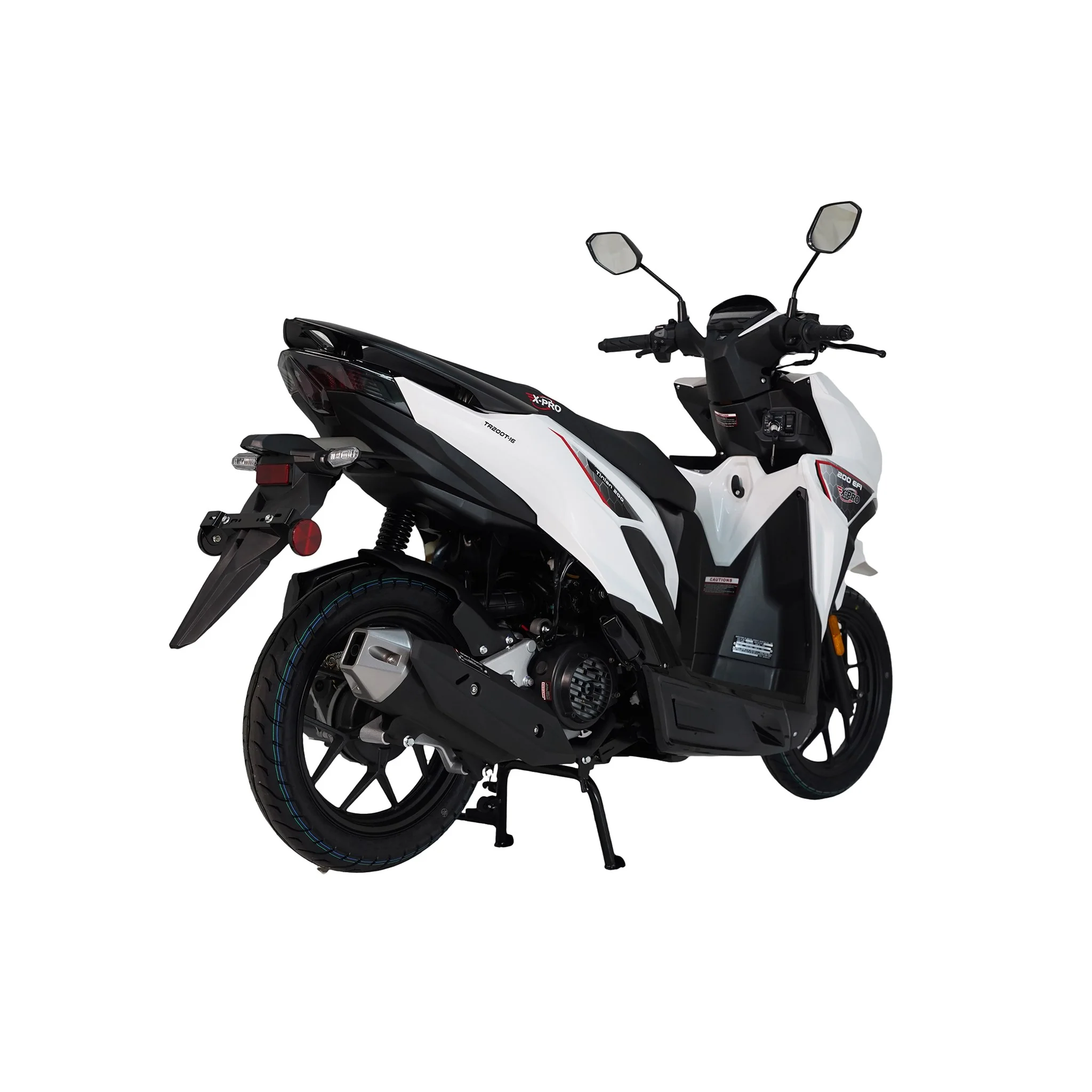 Free Shipping! X-PRO Tinian 200 EFI Electronic Fuel Injection Scooter with CVT Transmission, 14" Alloy Wheels, LED Headlights! - Image 17