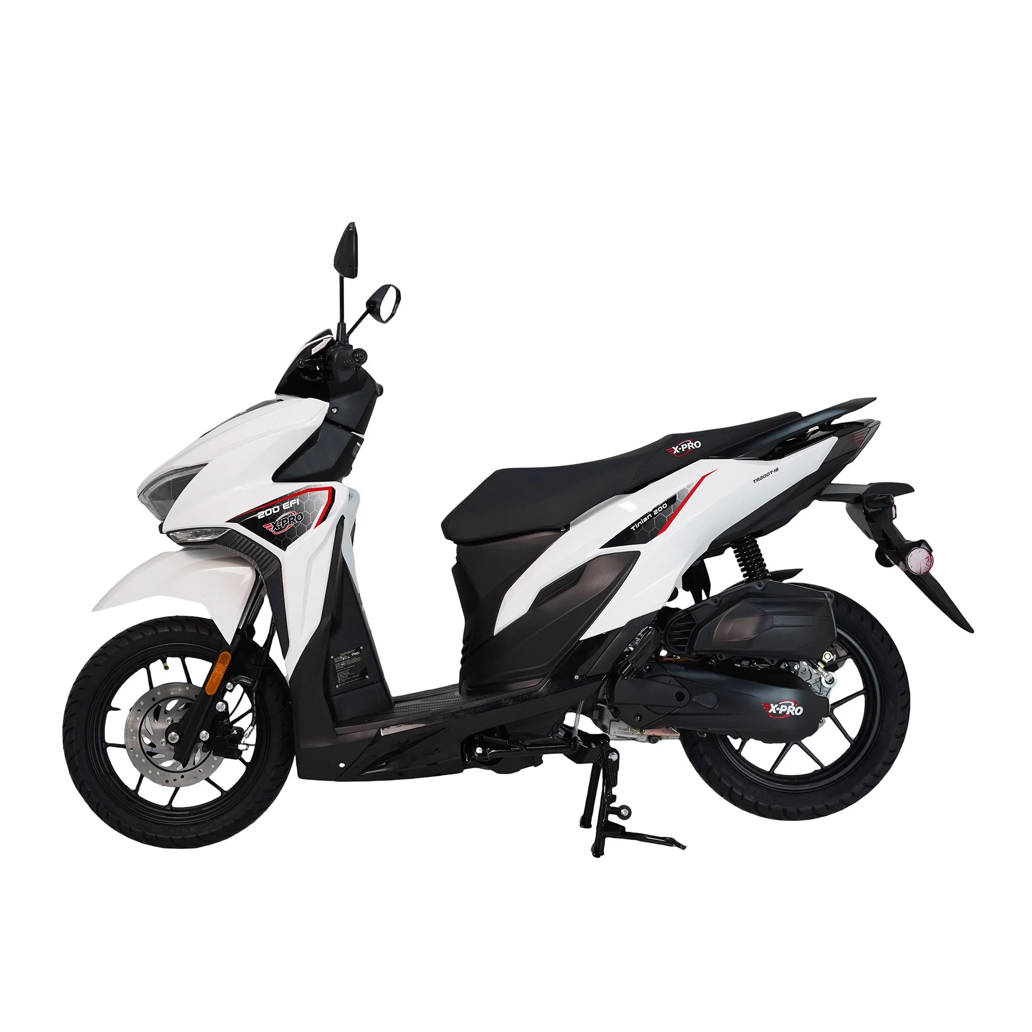 Free Shipping! X-PRO Tinian 200 EFI Electronic Fuel Injection Scooter with CVT Transmission, 14" Alloy Wheels, LED Headlights! - Image 20