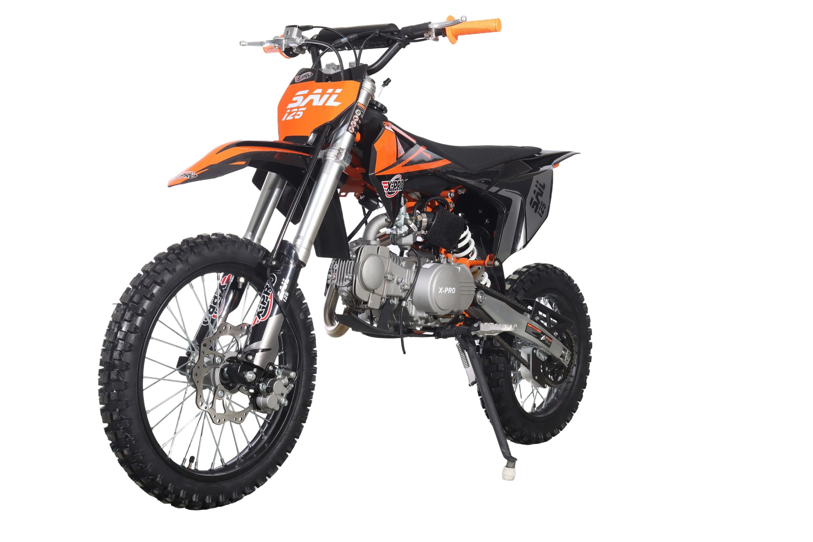 Free Shipping! X-PRO  Sail 125 125cc Dirt Bike with 4-speed Manual Transmission! Kick Start, Big 17in/14in Tires! Zongshen Brand Engine! - Image 25