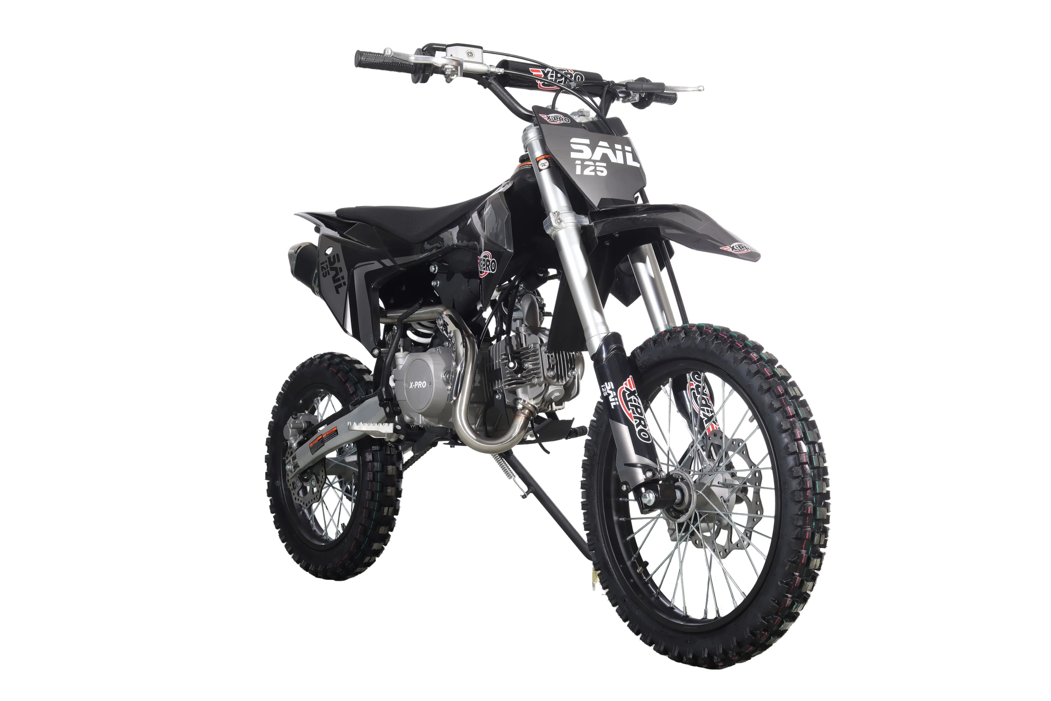 Free Shipping! X-PRO  Sail 125 125cc Dirt Bike with 4-speed Manual Transmission! Kick Start, Big 17in/14in Tires! Zongshen Brand Engine! - Image 3