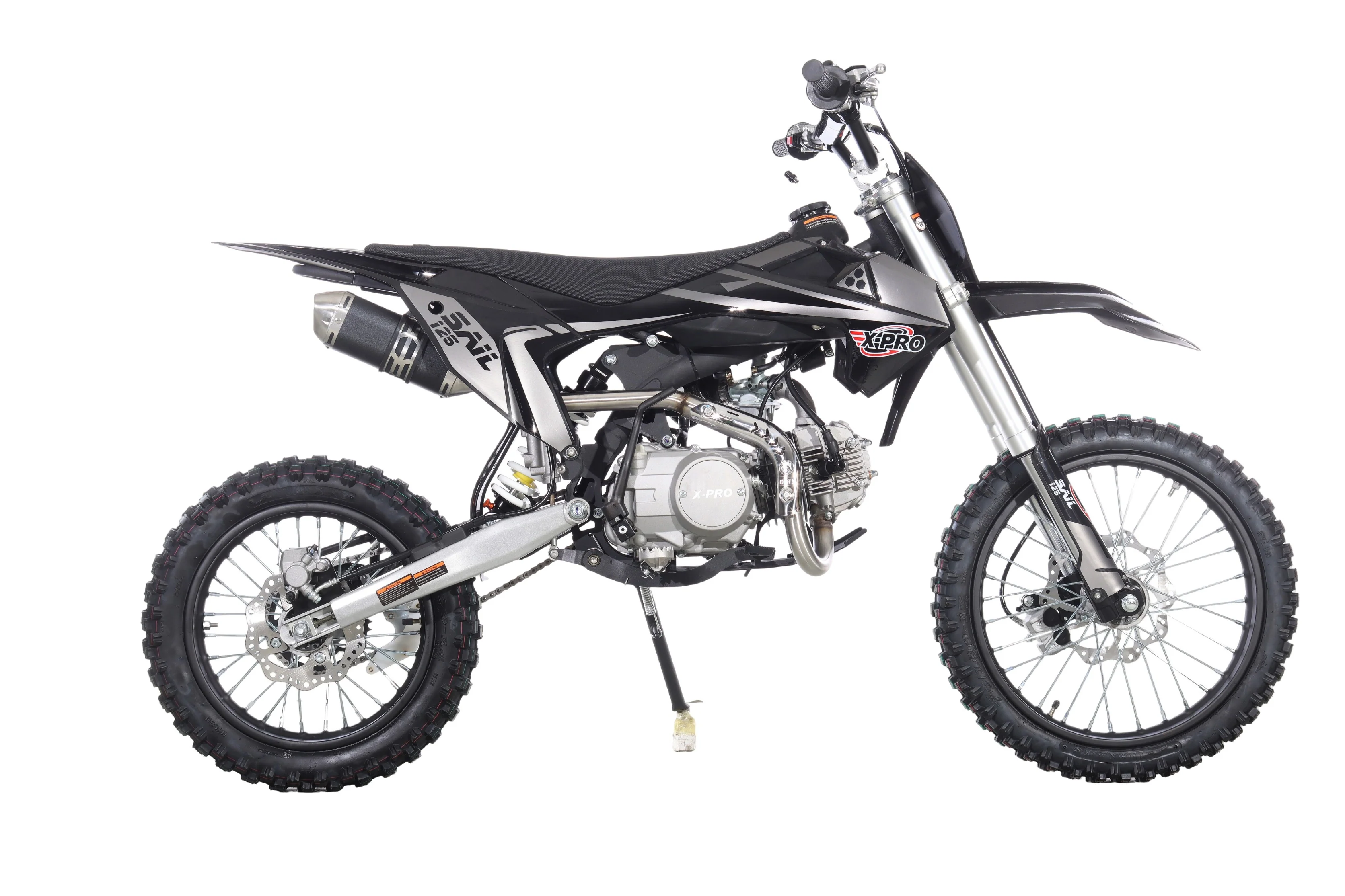 Free Shipping! X-PRO  Sail 125 125cc Dirt Bike with 4-speed Manual Transmission! Kick Start, Big 17in/14in Tires! Zongshen Brand Engine! - Image 4