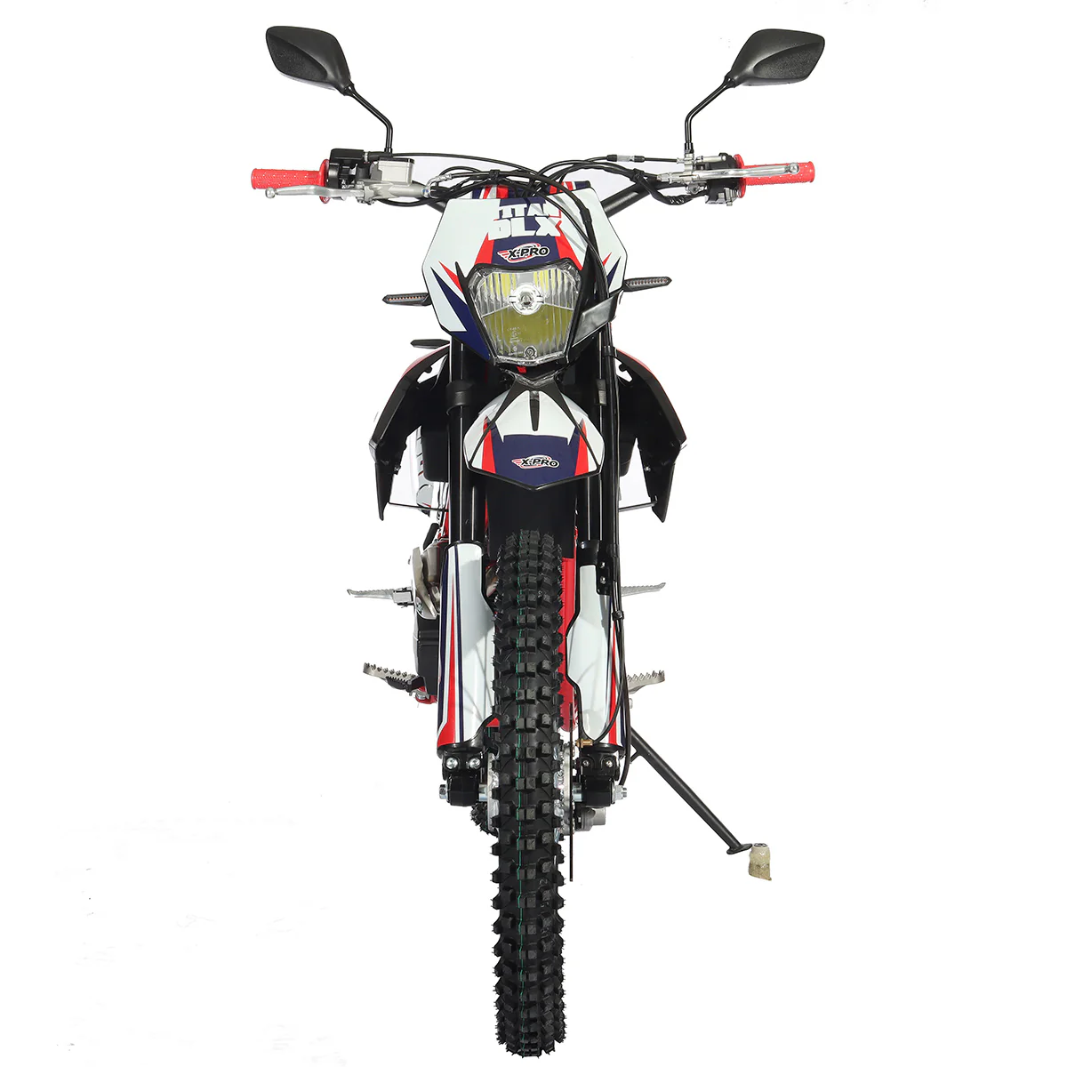 Free Shipping! X-PRO Titan 250 DLX 250cc Dirt Bike with All Lights and 5-Speed Manual Transmission,  Electric/Kick Start! Big 21in/18in Wheels! Zongshen Brand Engine! - Image 22