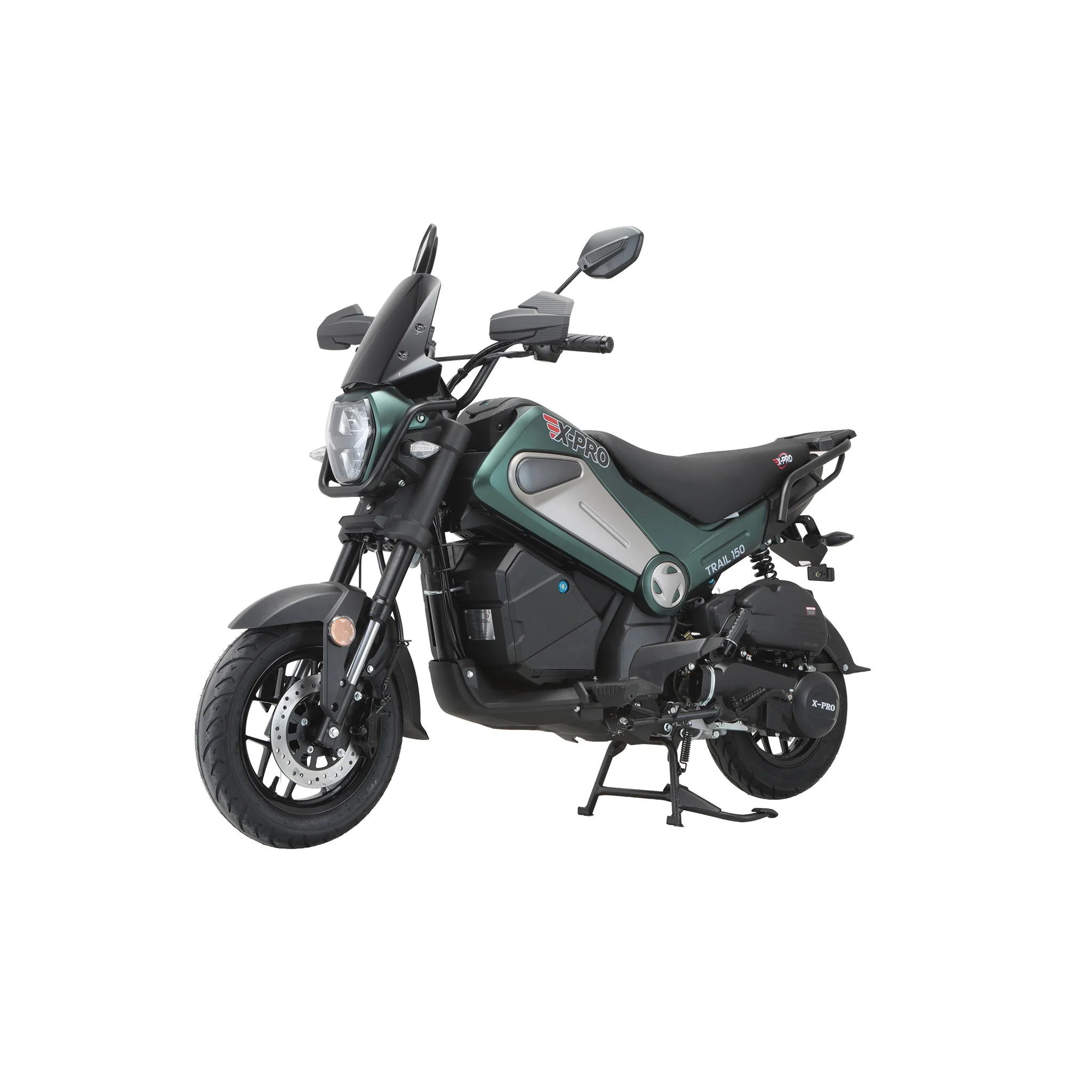 Free Shipping! X-PRO Trail 150 Motorcycle with Automatic Transmission, Electric/Kick Start! 12"/10" Aluminum Wheels! LED Lights! - Image 13