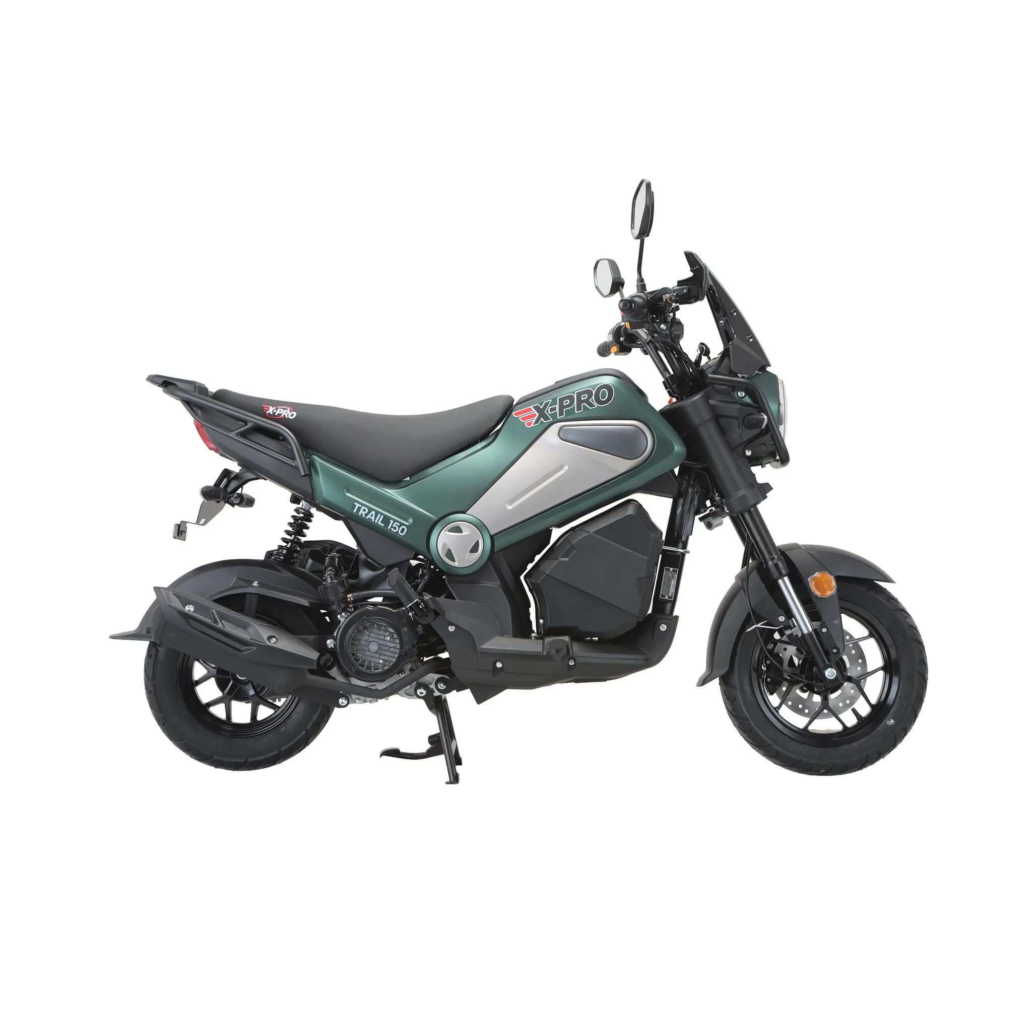 Free Shipping! X-PRO Trail 150 Motorcycle with Automatic Transmission, Electric/Kick Start! 12"/10" Aluminum Wheels! LED Lights! - Image 16