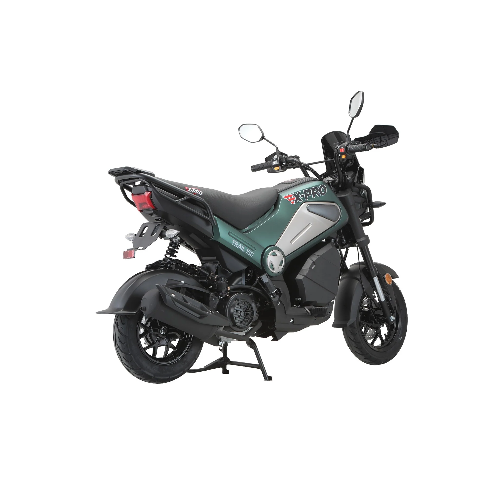 Free Shipping! X-PRO Trail 150 Motorcycle with Automatic Transmission, Electric/Kick Start! 12"/10" Aluminum Wheels! LED Lights! - Image 17