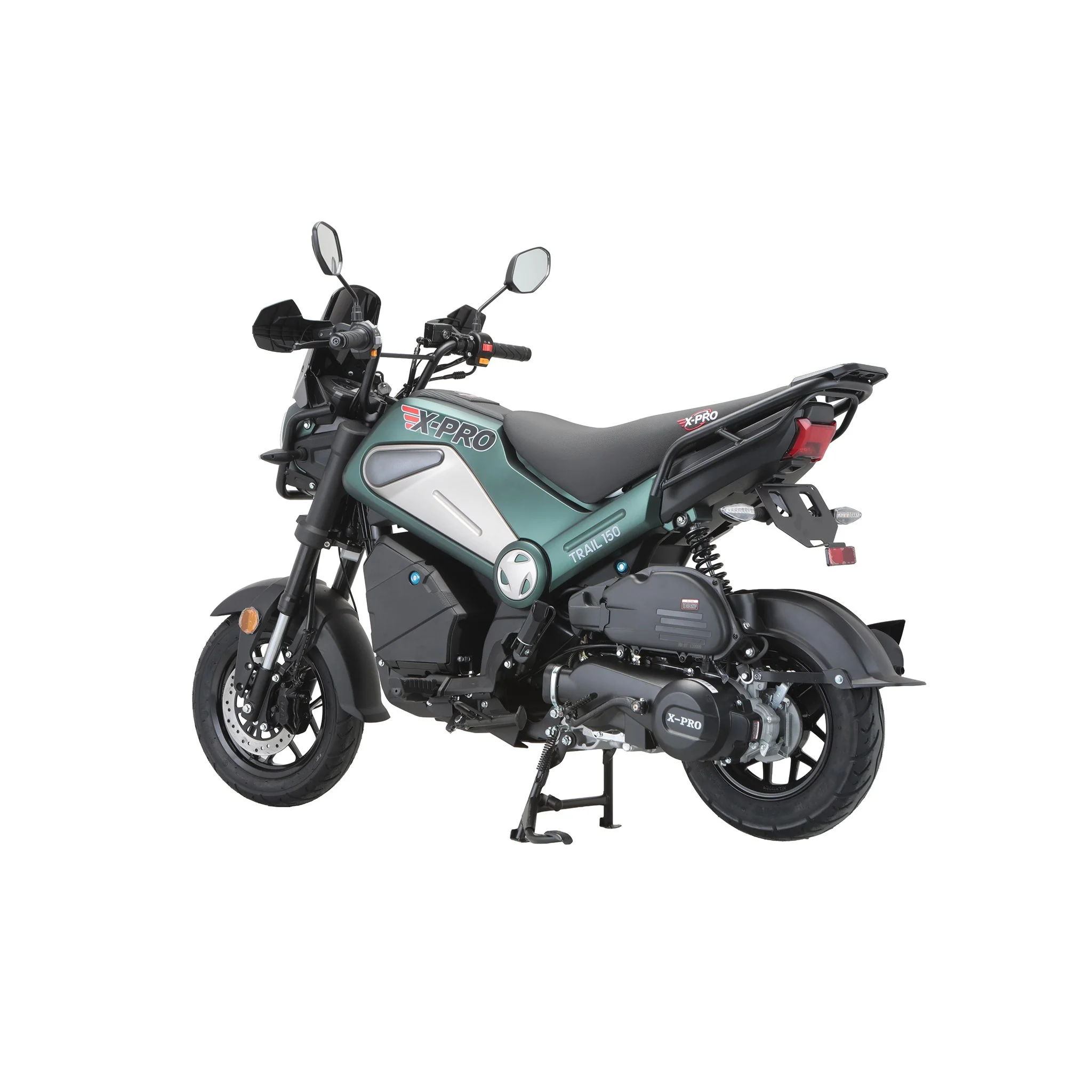 Free Shipping! X-PRO Trail 150 Motorcycle with Automatic Transmission, Electric/Kick Start! 12"/10" Aluminum Wheels! LED Lights! - Image 19