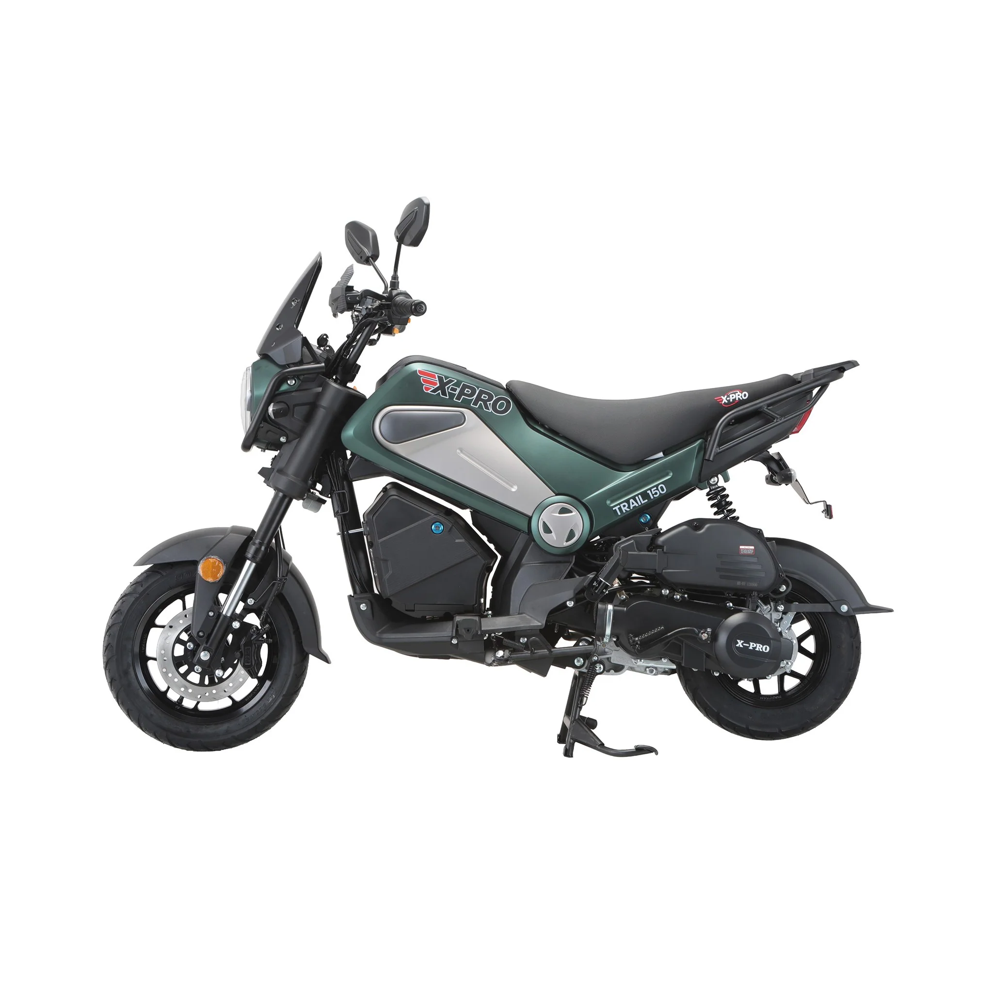 Free Shipping! X-PRO Trail 150 Motorcycle with Automatic Transmission, Electric/Kick Start! 12"/10" Aluminum Wheels! LED Lights! - Image 20