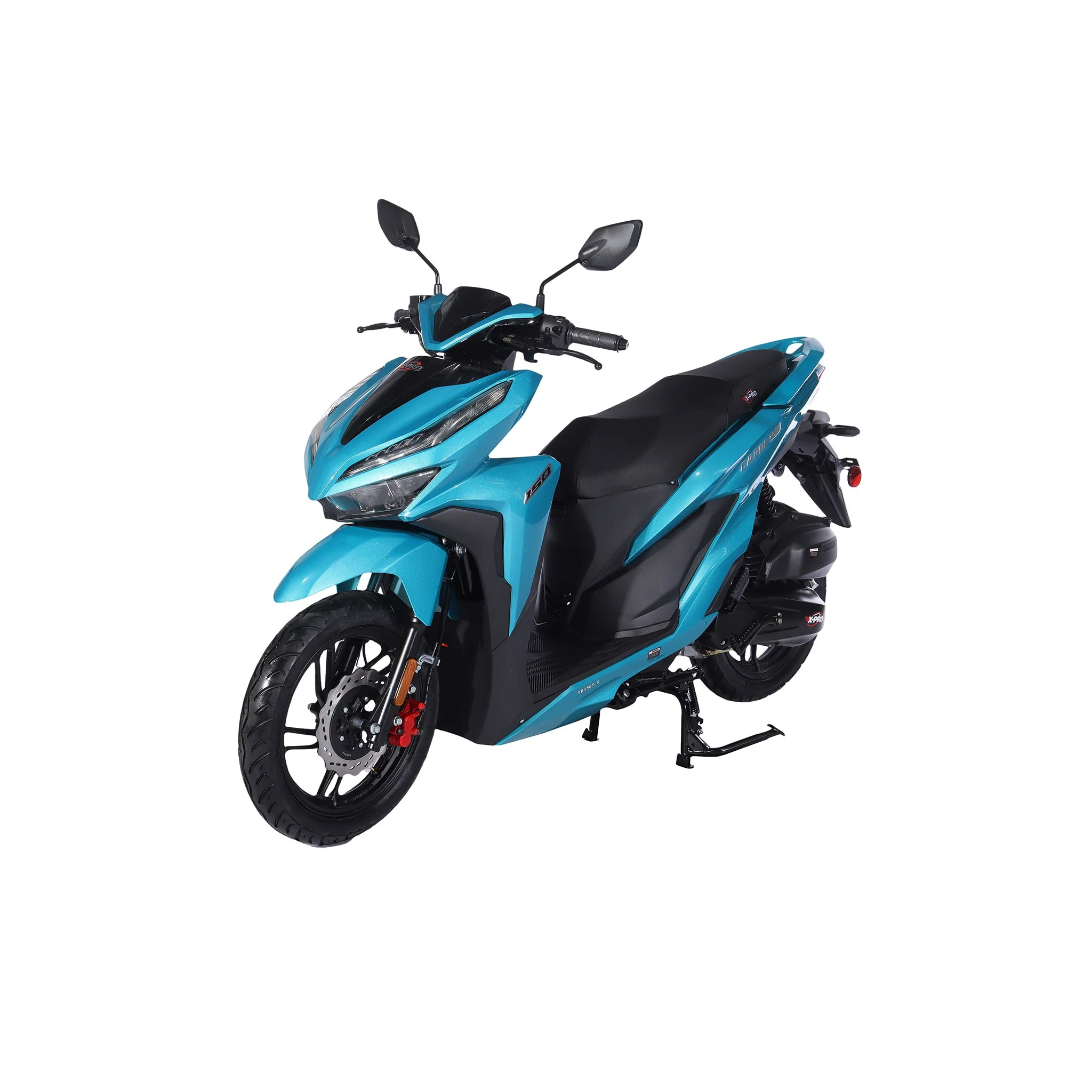 Free Shipping! X-PRO Capri 150cc Moped Scooter with 14in Aluminum Wheels, Electric/Kick Start! Large LED Lights! - Image 22