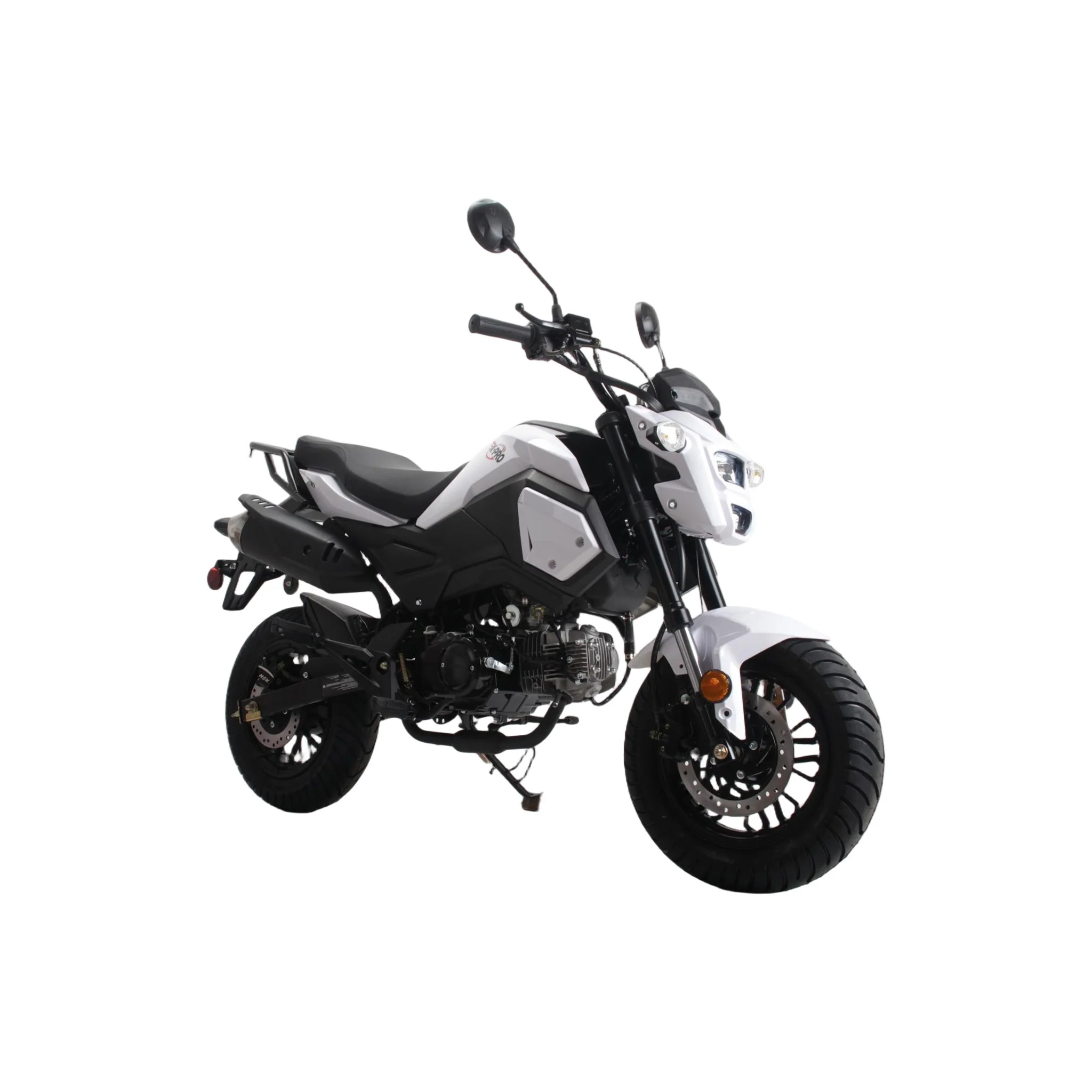 Free shipping! X-PRO 125cc Vader Motorcycle with Manual Transmission, Electric Start! Dual Headlights! Big 12in Wheels! - Image 15