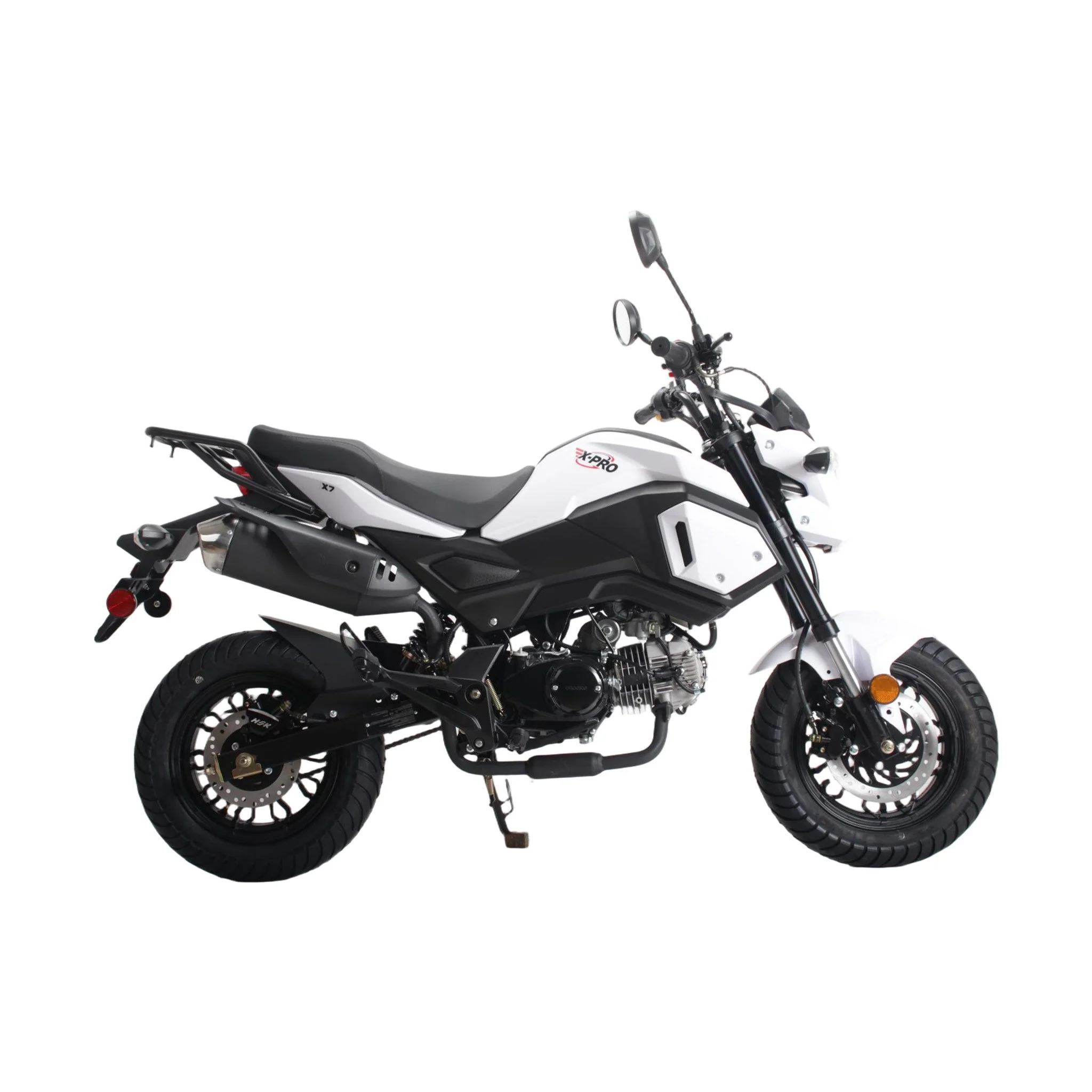 Free shipping! X-PRO 125cc Vader Motorcycle with Manual Transmission, Electric Start! Dual Headlights! Big 12in Wheels! - Image 16