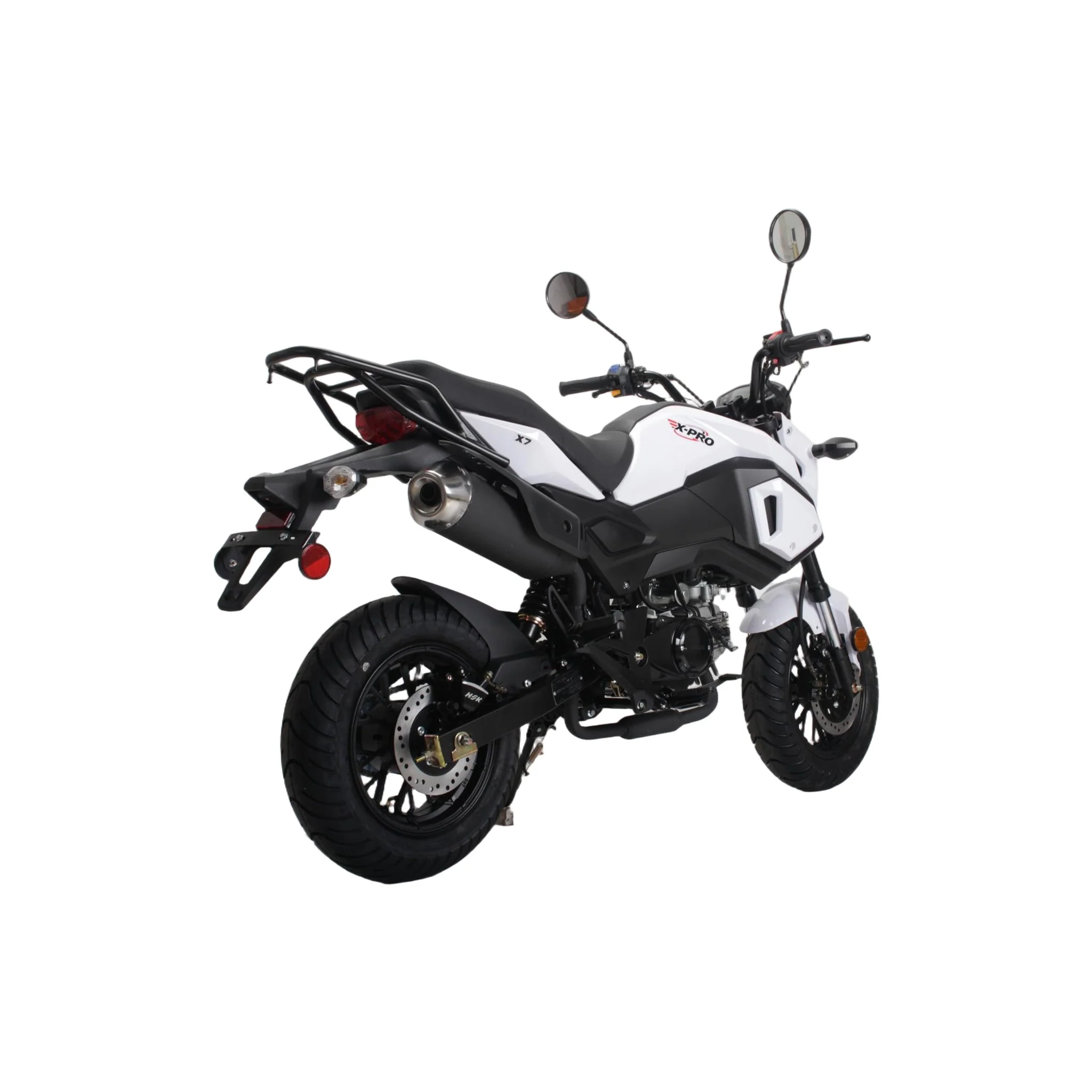 Free shipping! X-PRO 125cc Vader Motorcycle with Manual Transmission, Electric Start! Dual Headlights! Big 12in Wheels! - Image 17