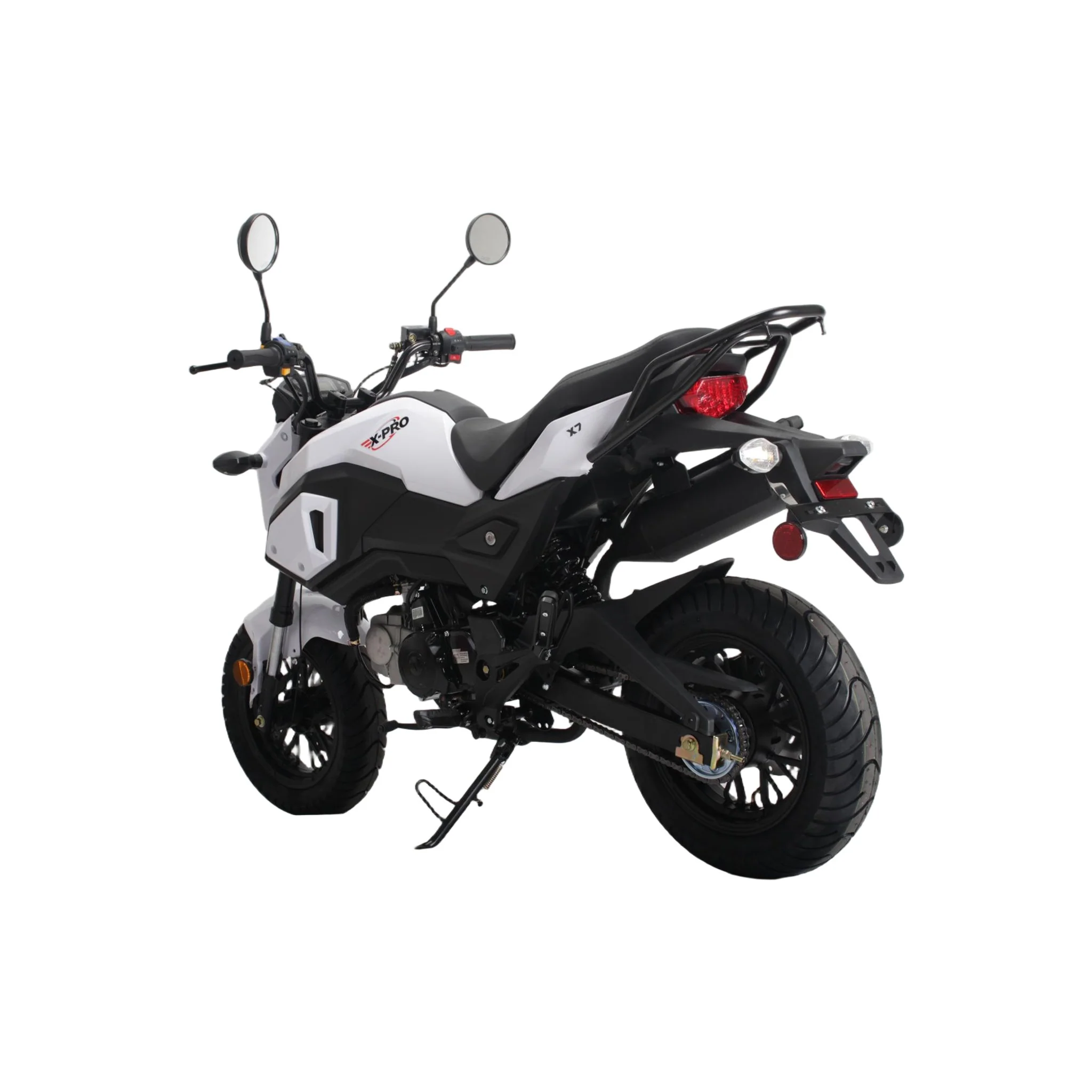 Free shipping! X-PRO 125cc Vader Motorcycle with Manual Transmission, Electric Start! Dual Headlights! Big 12in Wheels! - Image 19