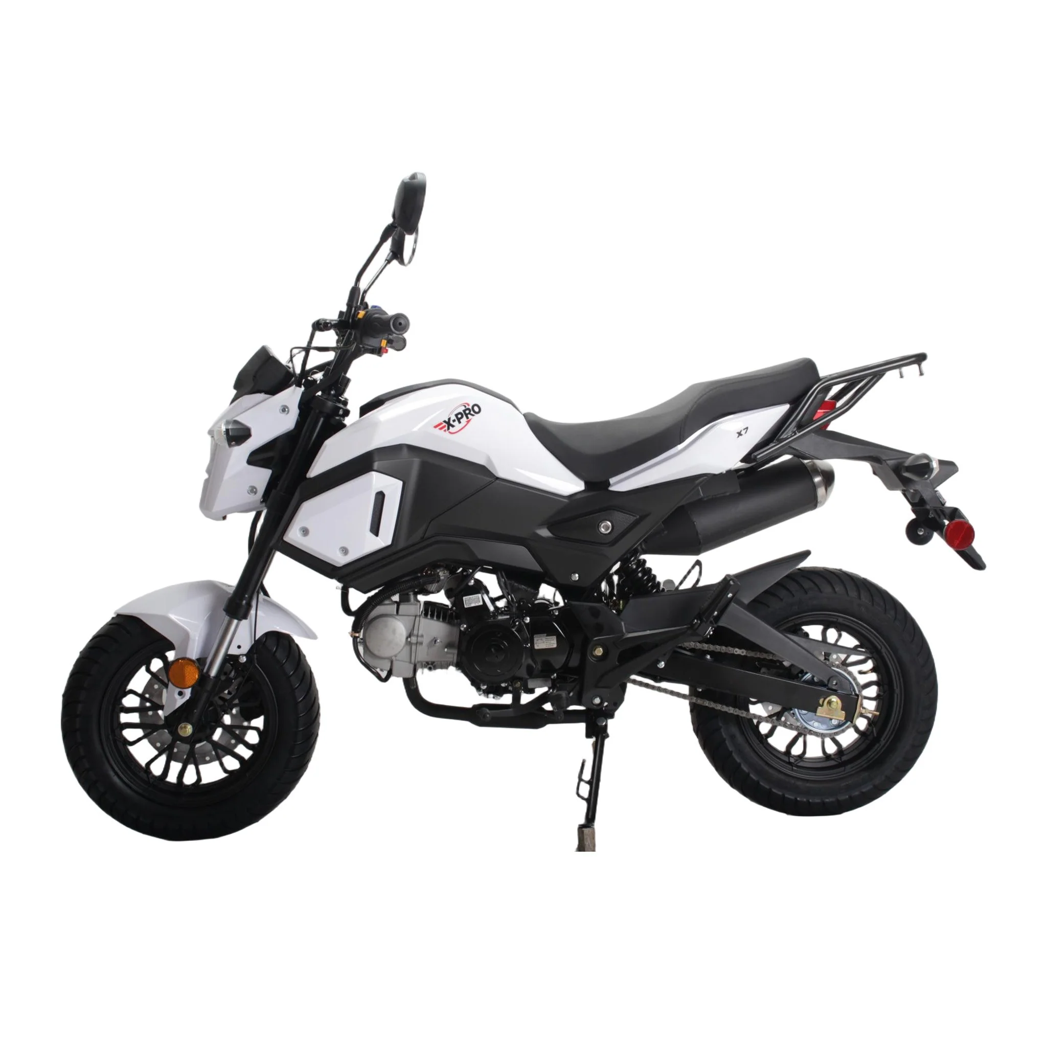 Free shipping! X-PRO 125cc Vader Motorcycle with Manual Transmission, Electric Start! Dual Headlights! Big 12in Wheels! - Image 20