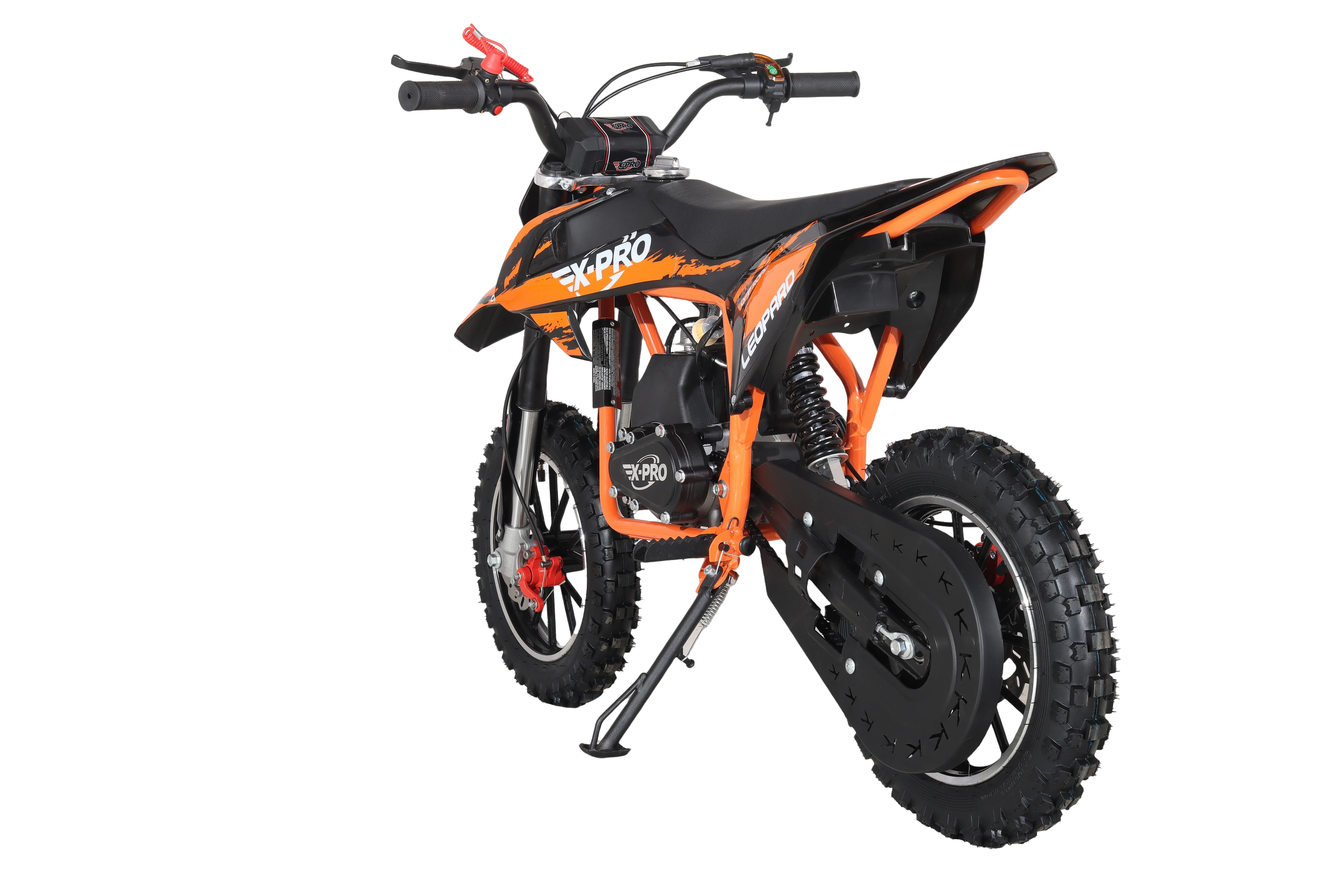Free Shipping! X-PRO Leopard Mini Dirt Bike, Gas Power 4 Stroke Dirt Bike! 40CC Pit Bike, Pull Start, 10in Wheels! - Image 27