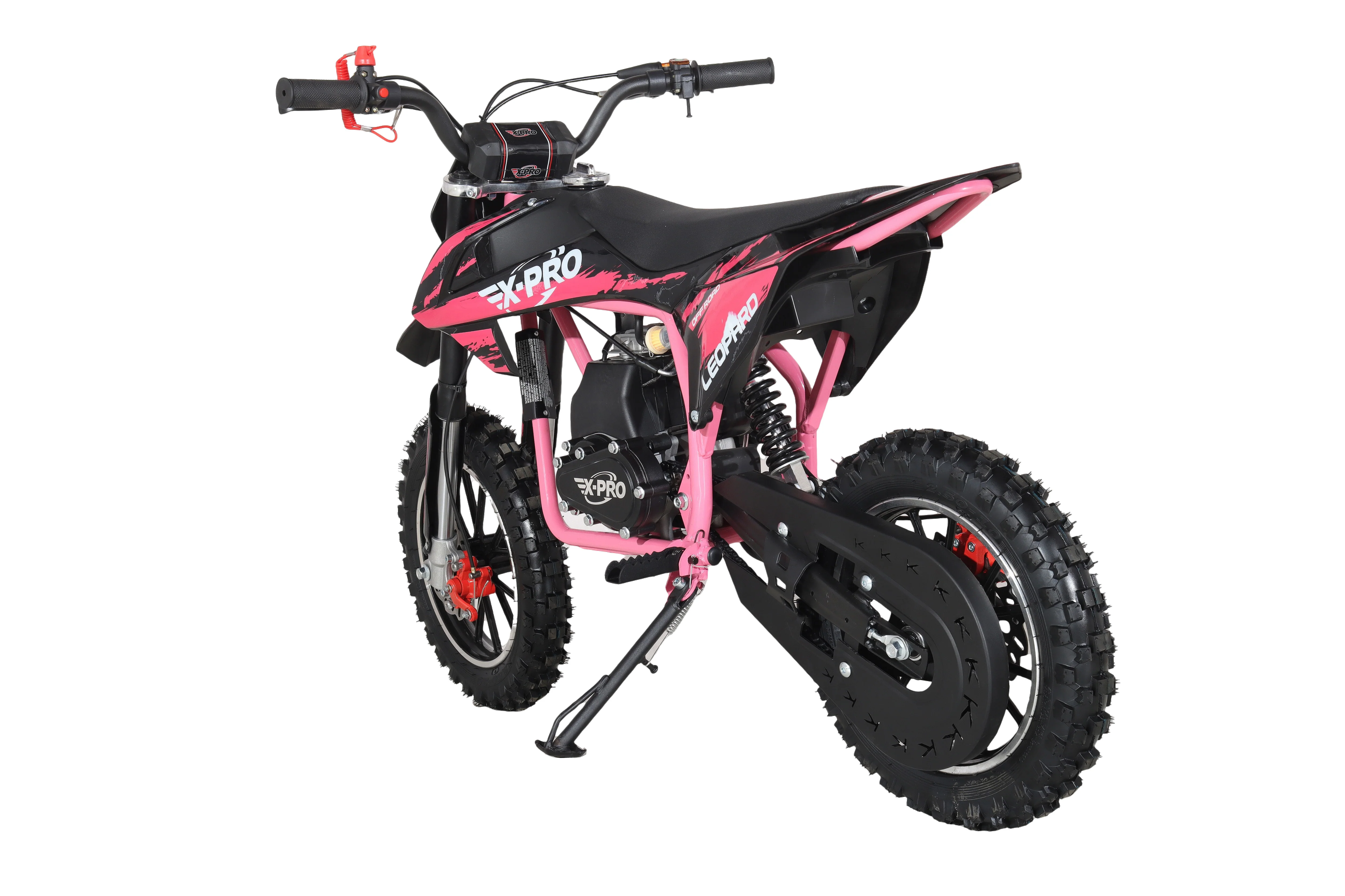 Free Shipping! X-PRO Leopard Mini Dirt Bike, Gas Power 4 Stroke Dirt Bike! 40CC Pit Bike, Pull Start, 10in Wheels! - Image 40