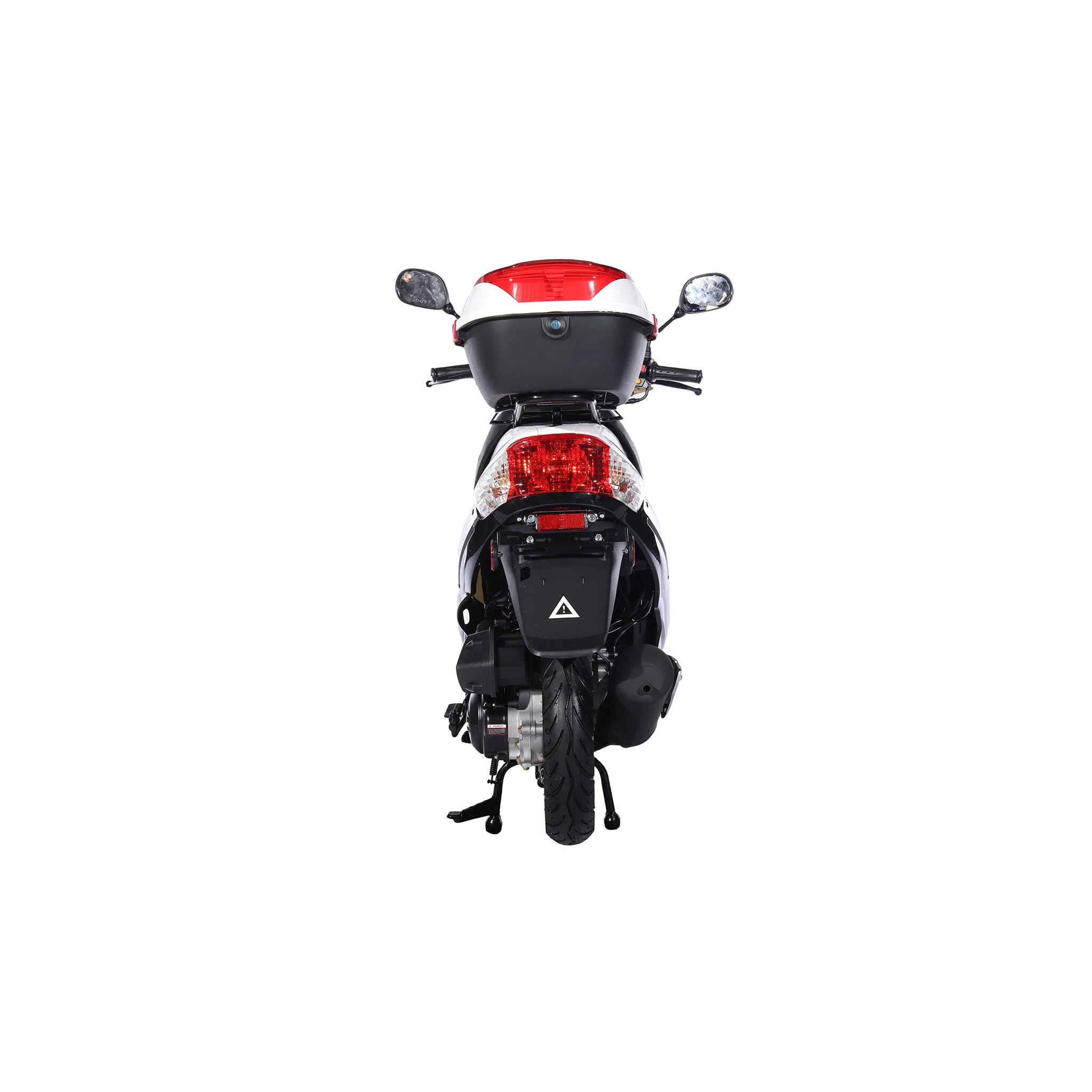 Free Shipping! X-PRO Milos 50cc Moped Scooter with 10in Aluminum Wheels, Rear Trunk, Electric/Kick Start! Large LED Headlight! - Image 18