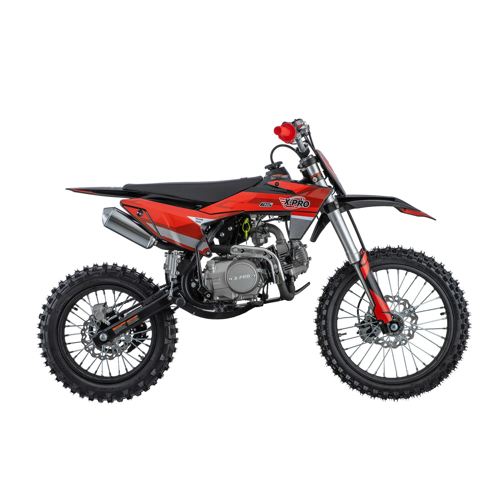 Free Shipping! X-PRO X9 125cc Dirt Bike with 4-Speed Manual Transmission, Kick Start, Big 17in/14in Tires! Zongshen Brand Engine! - Image 16