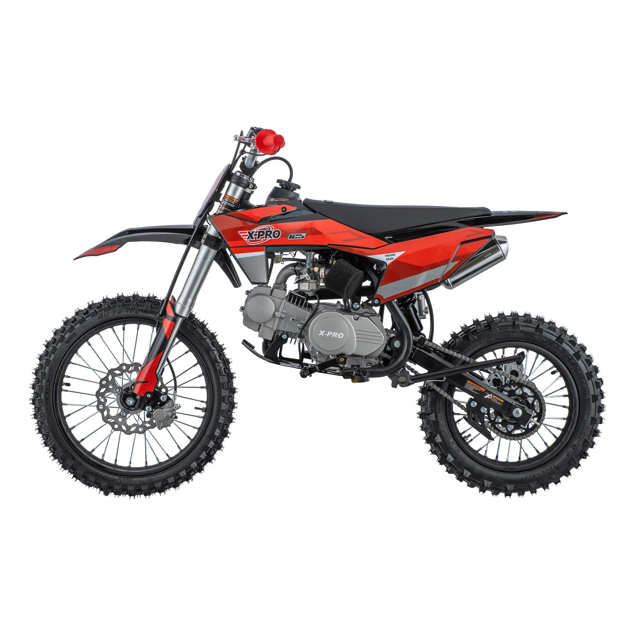 Free Shipping! X-PRO X9 125cc Dirt Bike with 4-Speed Manual Transmission, Kick Start, Big 17in/14in Tires! Zongshen Brand Engine! - Image 20