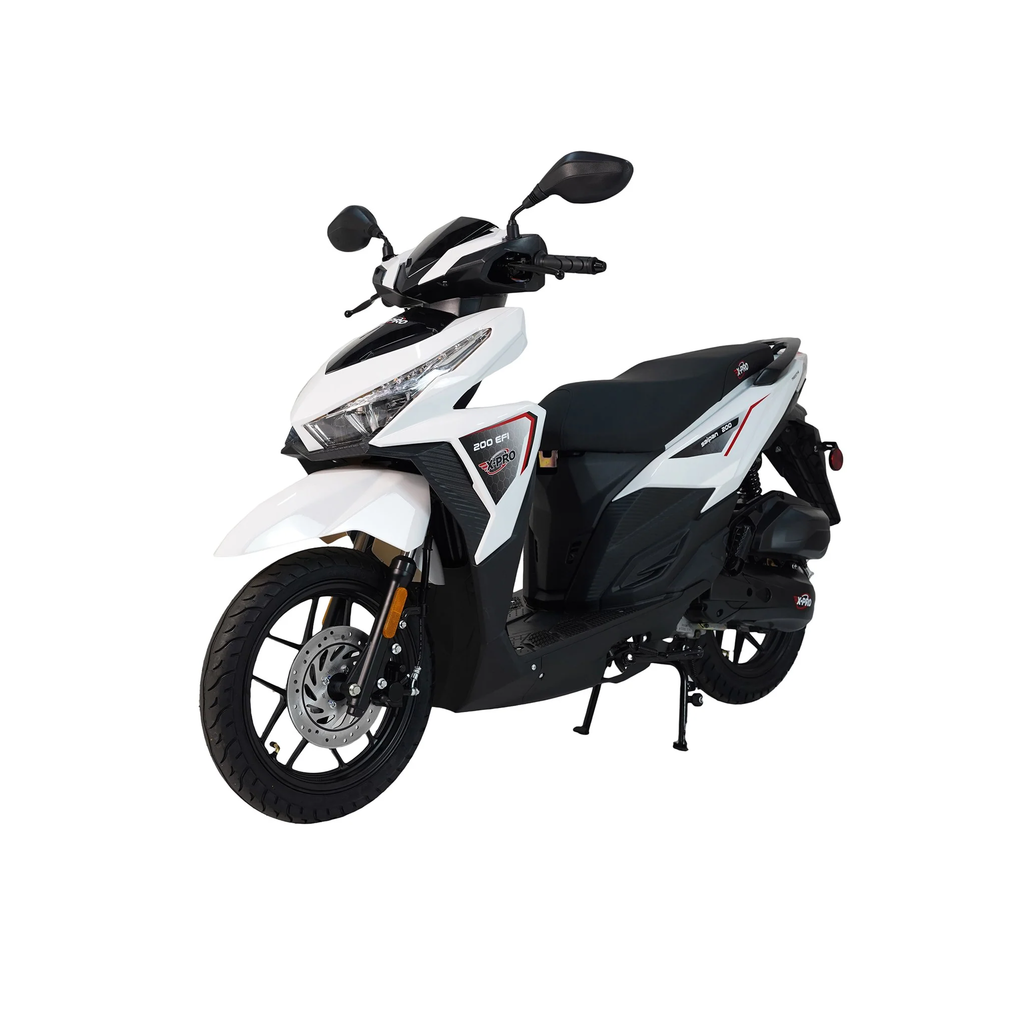 Free Shipping! X-PRO Saipan 200 EFI Electronic Fuel Injection Scooter with CVT Transmission, 14" Alloy Wheels, LED Headlights! - Image 13