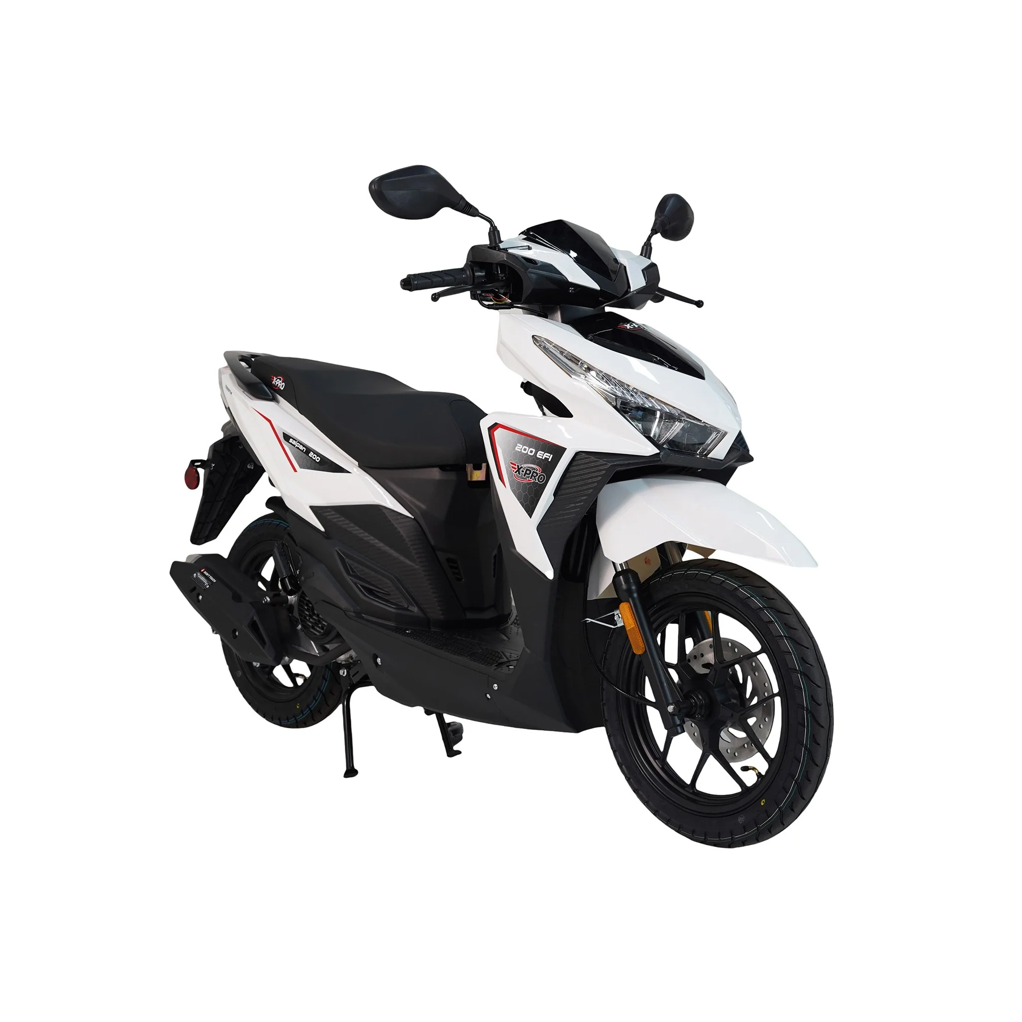 Free Shipping! X-PRO Saipan 200 EFI Electronic Fuel Injection Scooter with CVT Transmission, 14" Alloy Wheels, LED Headlights! - Image 15