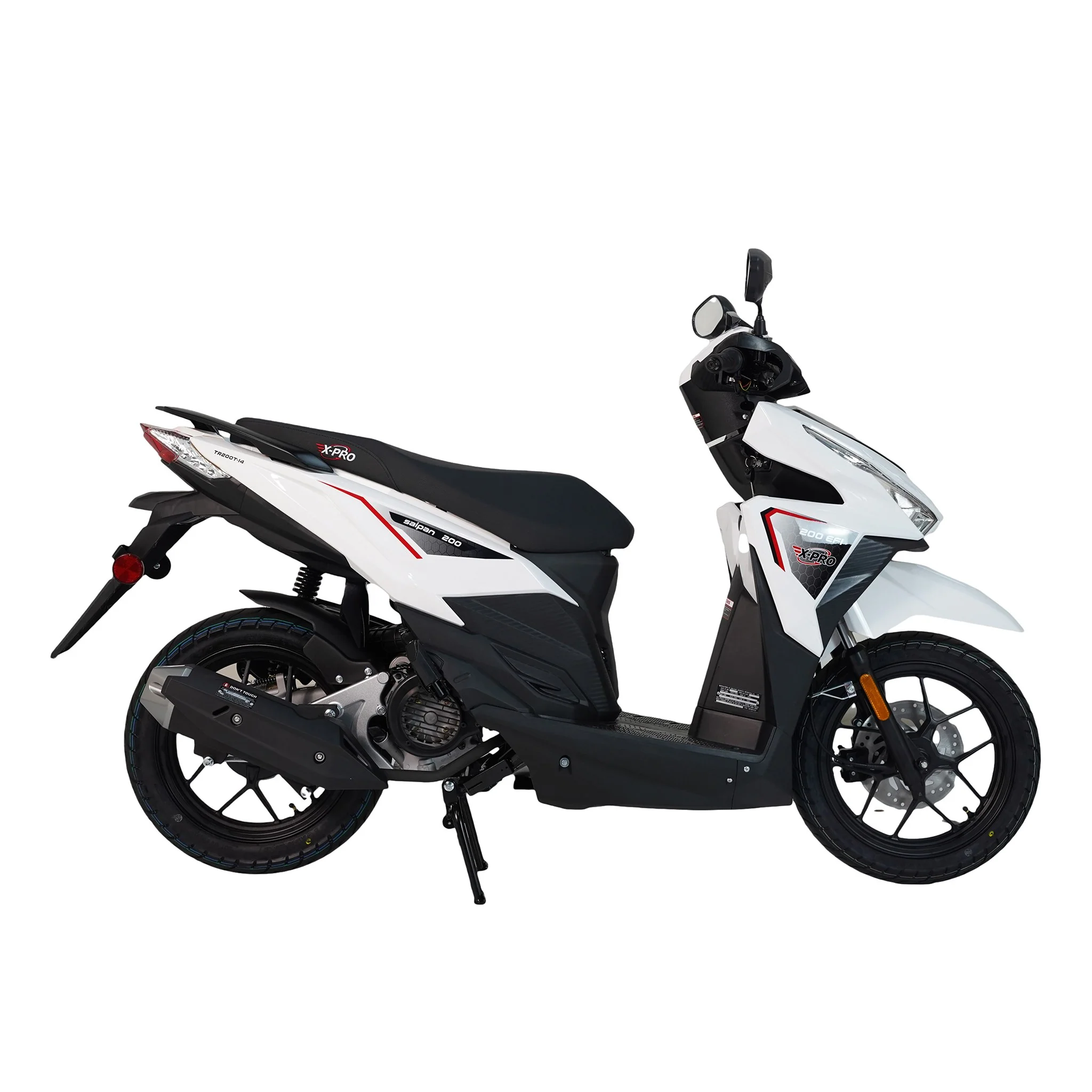 Free Shipping! X-PRO Saipan 200 EFI Electronic Fuel Injection Scooter with CVT Transmission, 14" Alloy Wheels, LED Headlights! - Image 16