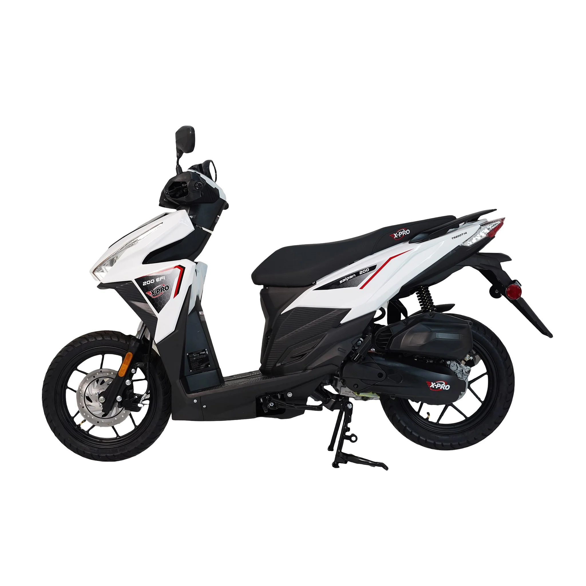 Free Shipping! X-PRO Saipan 200 EFI Electronic Fuel Injection Scooter with CVT Transmission, 14" Alloy Wheels, LED Headlights! - Image 20